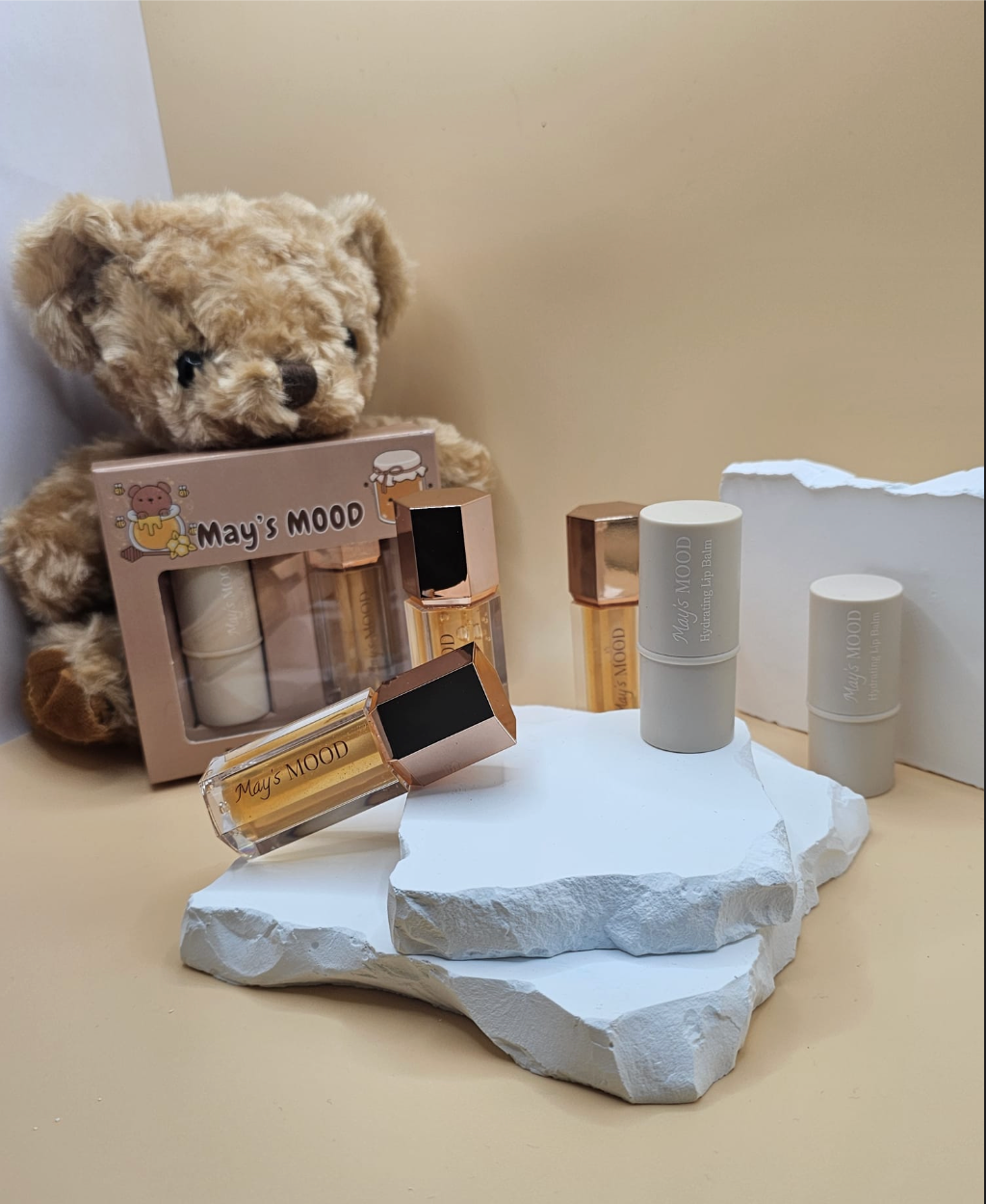 Bear Balm and Honey Comb Gloss Set (LIMITED EDITION)