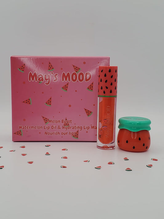 Melon Burst! Watermelon Lip Oil & Hydrating Lip Mask