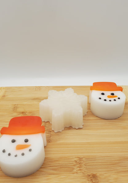 Snowman Soap Bar